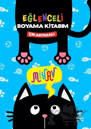 Miyav Eğlenceli Boyama Kitabım – Kolektif – Doğan Çocuk kitap kapağı