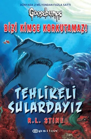 Tehlikeli Sulardayız – R. L. Stine – Epsilon Yayınevi kitap kapağı