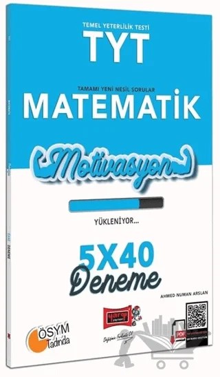 Motivasyon TYT Matematik 5x40 Deneme – Ahmed Numan Arslan – Yargı Yayınevi kitap kapağı