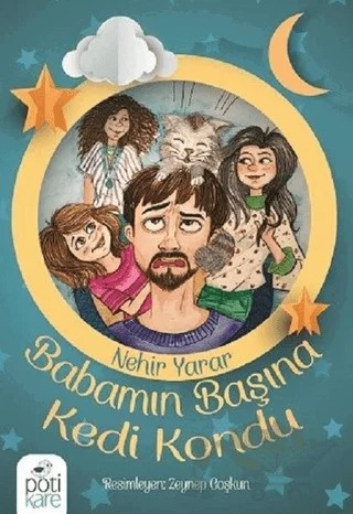 Babamın Başına Kedi Kondu – Nehir Yarar – Pötikare Yayıncılık kitap kapağı