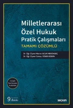 Milletlerarası Özel Hukuk Pratik Çalışmaları – Merve Acun Mekengeç – Seçkin Yayıncılık kitap kapağı