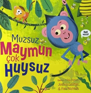 Muzsuz Maymun Çok Huysuz – Joshua George, Paul Nicholls – Beta Kids kitap kapağı