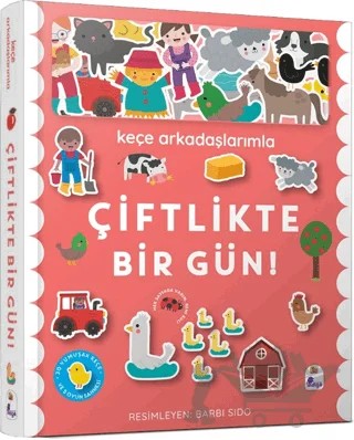 Keçe Arkadaşlarımla Çiftlikte Bir Gün – Kolektif – İndigo Çocuk kitap kapağı