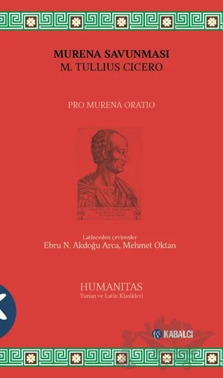 Murena Savunması – Marcus Tullius Cicero – Kabalcı Yayınevi - Doruk Yayınları kitap kapağı