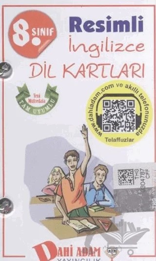 8. Sınıf İngilizce Dil Kartı – Kolektif – Dahi Adam Yayıncılık kitap kapağı