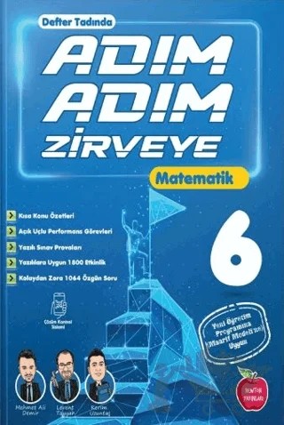 6. Sınıf Matematik Adım Adım Etkinlikli Konu Anlatımlı Soru Bankaları – Kolektif – Newton Yayınları kitap kapağı