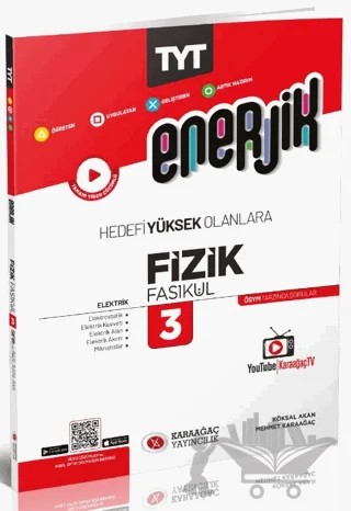 Enerjik TYT Fizik Fasikülleri - 3 – Kolektif – Karaağaç Yayıncılık kitap kapağı
