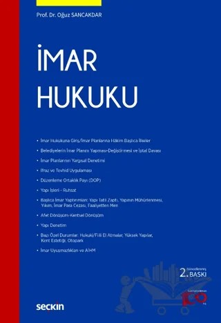 İmar Hukuku – Oğuz Sancakdar – Seçkin Yayıncılık kitap kapağı