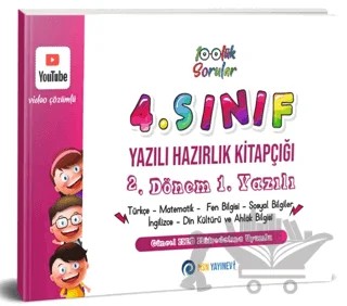 4. Sınıf Yazılı Hazırlık Kitapçığı 2. Dönem 1. Yazılı – Kolektif – NSN Yayınevi kitap kapağı