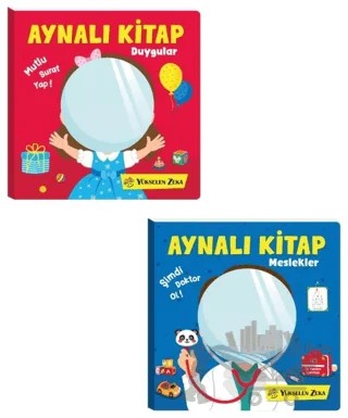 Aynalı Kitap 2'li Set (Duygular - Meslekler) – Kolektif – Yükselen Zeka Yayınları kitap kapağı