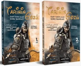 ÖABT Tarih Öğretmenliği Tarih Gözü Soru Bankası Çözümlü (2 Cilt) – Murat Göz – Satürn Yayınları kitap kapağı
