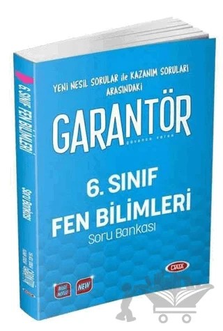 6. Sınıf Garantör Fen Bilimleri Soru Bankası – Kolektif – Data Yayınları kitap kapağı
