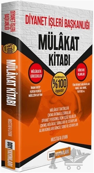 Diyanet İşleri Başkanlığı Mülakat Kitabı – Mustafa Uyan – DDY Yayınları kitap kapağı