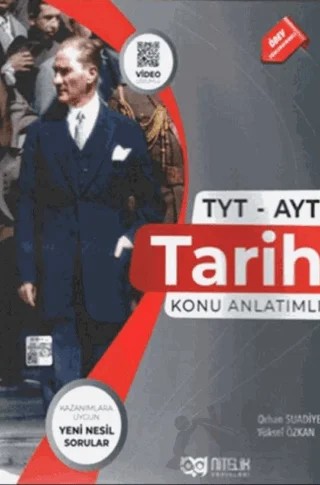 TYT AYT Tarih Konu Anlatımlı – Orhan Suadiye, Yüksel Özkan – Nitelik Yayınları kitap kapağı