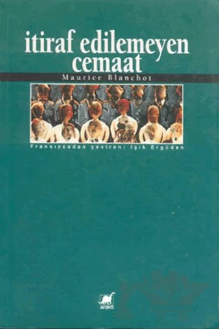 İtiraf Edilemeyen Cemaat – Maurice Blanchot – Ayrıntı Yayınları kitap kapağı