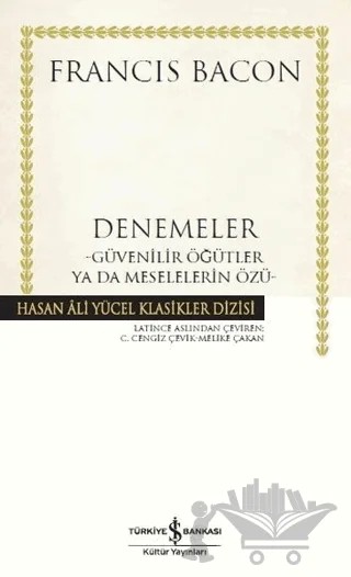 Denemeler – Francis Bacon – İş Bankası Kültür Yayınları kitap kapağı