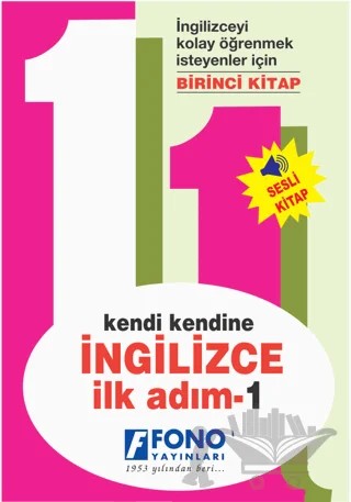 İngilizce İlk Adım 1 (Sesli Kitap) – Şerif Deniz – Fono Yayınları kitap kapağı