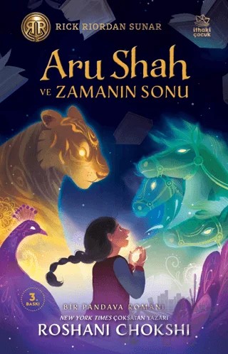 Aru Shah ve Zamanın Sonu – Roshani Chokshi – İthaki Çocuk Yayınları kitap kapağı