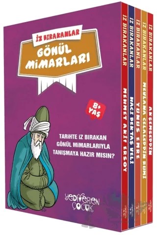İz Bırakanlar - Gönül Mimarları Set – Eda Bayrak – Yediveren Çocuk kitap kapağı