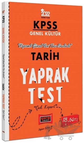 2022 KPSS Lisans GK Tarih Yaprak Test – Kolektif – Yargı Yayınevi kitap kapağı