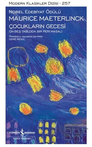 Çocukların Gecesi – Maurice Maeterlinck – İş Bankası Kültür Yayınları kitap kapağı