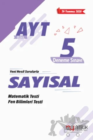 AYT Özel Sayısal 5 Deneme Nitelik Yayınları – Kolektif – Nitelik Yayınları - Bayilik kitap kapağı