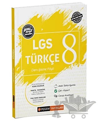 2022 LGS Türkçe Ders İşleme Föyü – Kolektif – Pegem Akademi Yayıncılık kitap kapağı