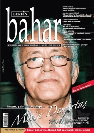 Berfin Bahar Aylık Kültür Sanat ve Edebiyat Dergisi Sayı: 247 Eylül 2018 – Berfin Bahar Dergisi kitap kapağı
