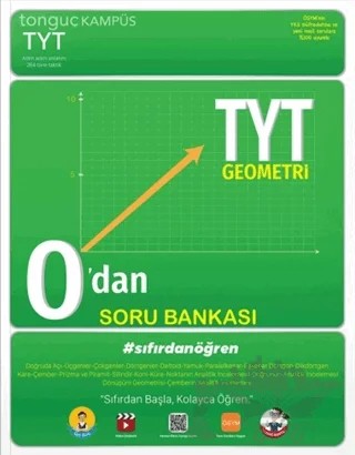 0´dan TYT Geometri Soru Bankası – Kolektif – Tonguç Akademi kitap kapağı