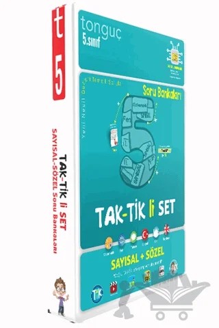 5. Sınıf Tak-Tik'li Sayısal - Sözel Soru Bankası – Kolektif – Tonguç Akademi kitap kapağı