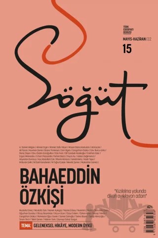 Söğüt - Türk Edebiyatı Dergisi Sayı 15 / Mayıs - Haziran 2022 – Söğüt Dergisi Yayınları kitap kapağı