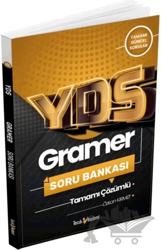 YDS Gramer Tamamı Çözümlü Soru Bankası 2022 – Özkan Kırmızı – Tercih Akademi Yayınları kitap kapağı