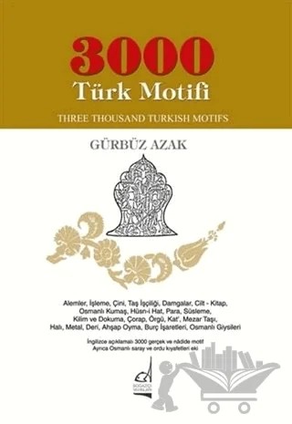 3000 Türk Motifi / Three Thousand Turkish Motifs – Gürbüz Azak – Boğaziçi Yayınları kitap kapağı