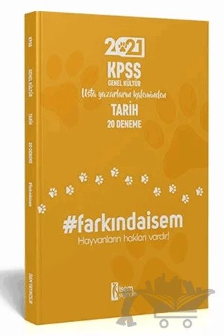 İsem 2021 Farkında İsem KPSS Genel Kültür Tarih 20 Deneme – Kolektif – İSEM Yayıncılık kitap kapağı