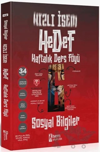 2025 Hızlı İsem Hedef 6. Sınıf Sosyal Bilgiler Haftalık Ders Föyü – Kolektif – İSEM Yayıncılık kitap kapağı