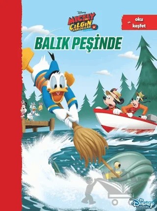 Balık Peşinde - Mickey ve Çılgın Yarışçılar – Kolektif – Doğan Egmont Yayıncılık kitap kapağı