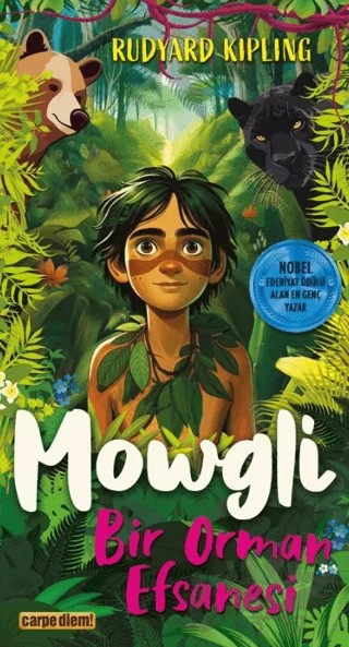 Mowgli - Bir Orman Efsanesi – Rudyard Kipling – Carpe Diem Kitapları kitap kapağı