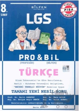 8. Sınıf LGS Türkçe PROBİL Soru Bankası – Merve Kaya – Bilfen Yayıncılık kitap kapağı