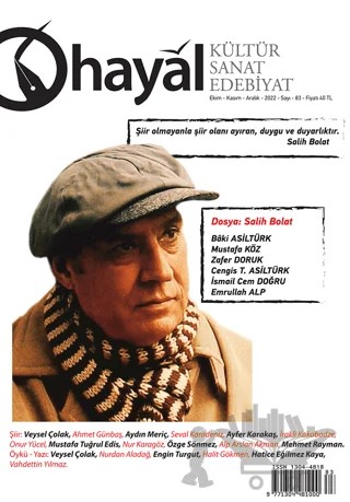 Hayal Kültür Sanat Edebiyat Dergisi Sayı: 83 – Hayal Yayınları kitap kapağı