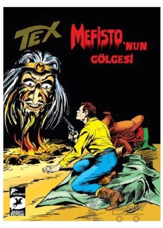 Tex Klasik Seri 49 - Mafisto'nun Gölgesi – Gianluigi Bonelli – Çizgi Düşler Yayınevi kitap kapağı