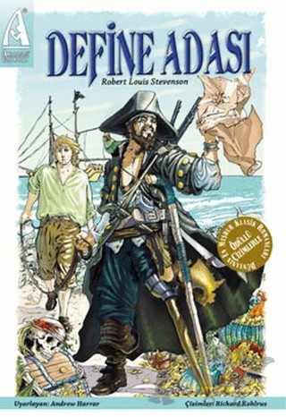 Define Adası – Robert Louıs Stevenson – Arunas Yayıncılık kitap kapağı