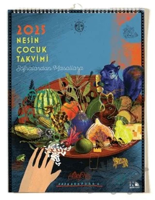 2025 Nesin Çocuk Takvimi - Sofralardan Masallara – Kolektif – Nesin Yayınevi kitap kapağı