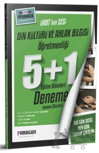 2021 ÖABT DKAB Din Kültürü ve Ahlak Bilgisi 5+1 Çözümlü Deneme Sınavı – Kolektif – Paragon Yayıncılık kitap kapağı