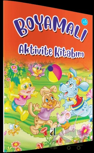 Boyamalı Aktivite Kitabım (Kırmızı) – Kolektif – Minik Damla Yayınevi kitap kapağı