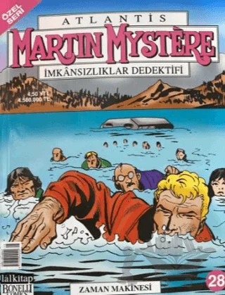 Martin Mystere İmkansızlıklar Dedektifi - Zaman Makinesi – Adriano Baroni – Lal Kitap kitap kapağı