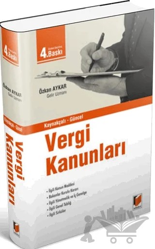 Kaynakçalı - Güncel Vergi Kanunları – Özkan Aykar – Adalet Yayınevi kitap kapağı