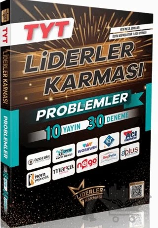 TYT Problemler Denemeleri- 12 Yayın 24 Deneme – Kollektif – Liderler Karması Yayınları kitap kapağı