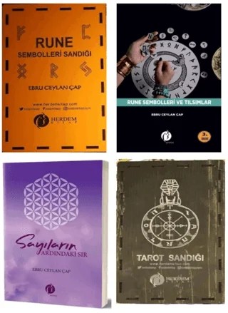Herdem Astroloji Seçkisi (2 Kitap 2 Kutulu Kart Seti) – Ebru Ceylan Çap – Herdem Kitap kitap kapağı