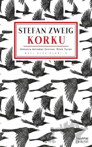 Korku – Stefan Zweıg – Hayykitap kitap kapağı