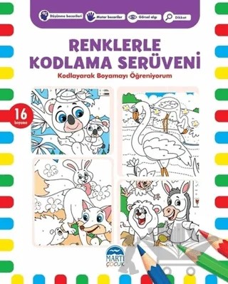 Renklerle Kodlama Serüveni 4 – Kerem Altındağ – Martı Çocuk Yayınları kitap kapağı